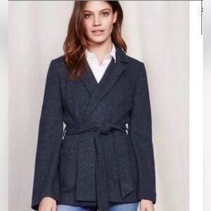 Boden double faced wool blend wrap jacket, size 6